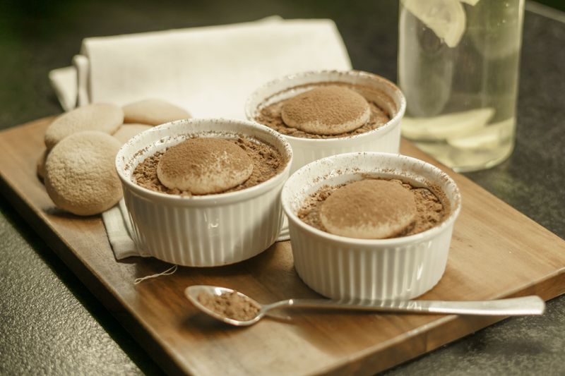 Classic Italian Tiramisu dessert at Giordanos